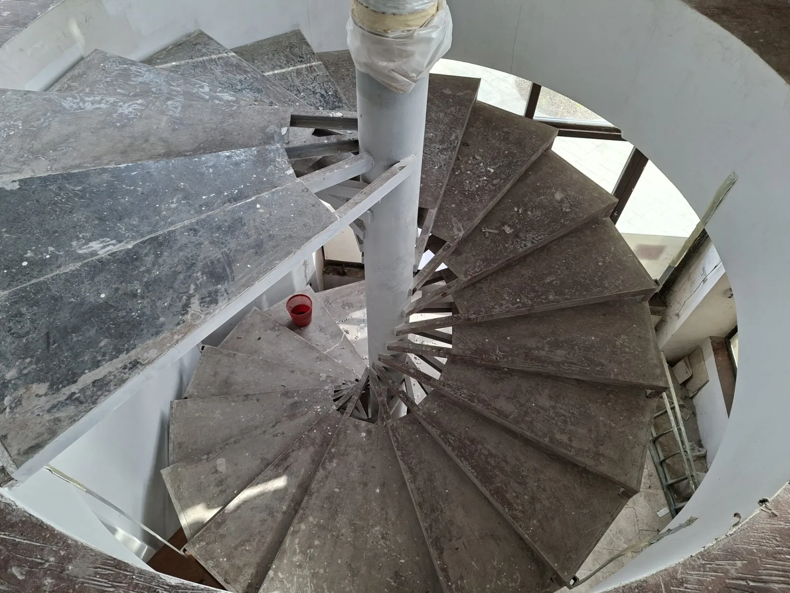 Interior metal stair in Restaurant Gorjul